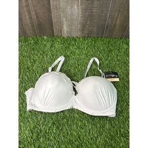 La Tiffany Bra 40C White Underwire Padded Adjustable Straps New w/ Tags